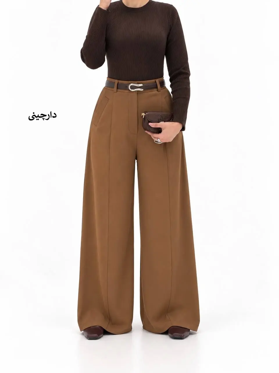 7492-شلوار بگ کرپ باربی